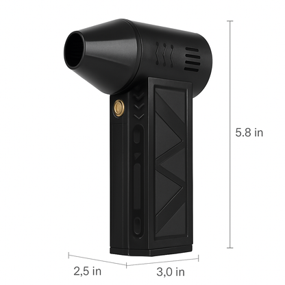 Compressed Air Duster with LED Light for Home Use